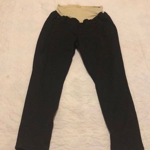 Black Plus size Maternity Jeans